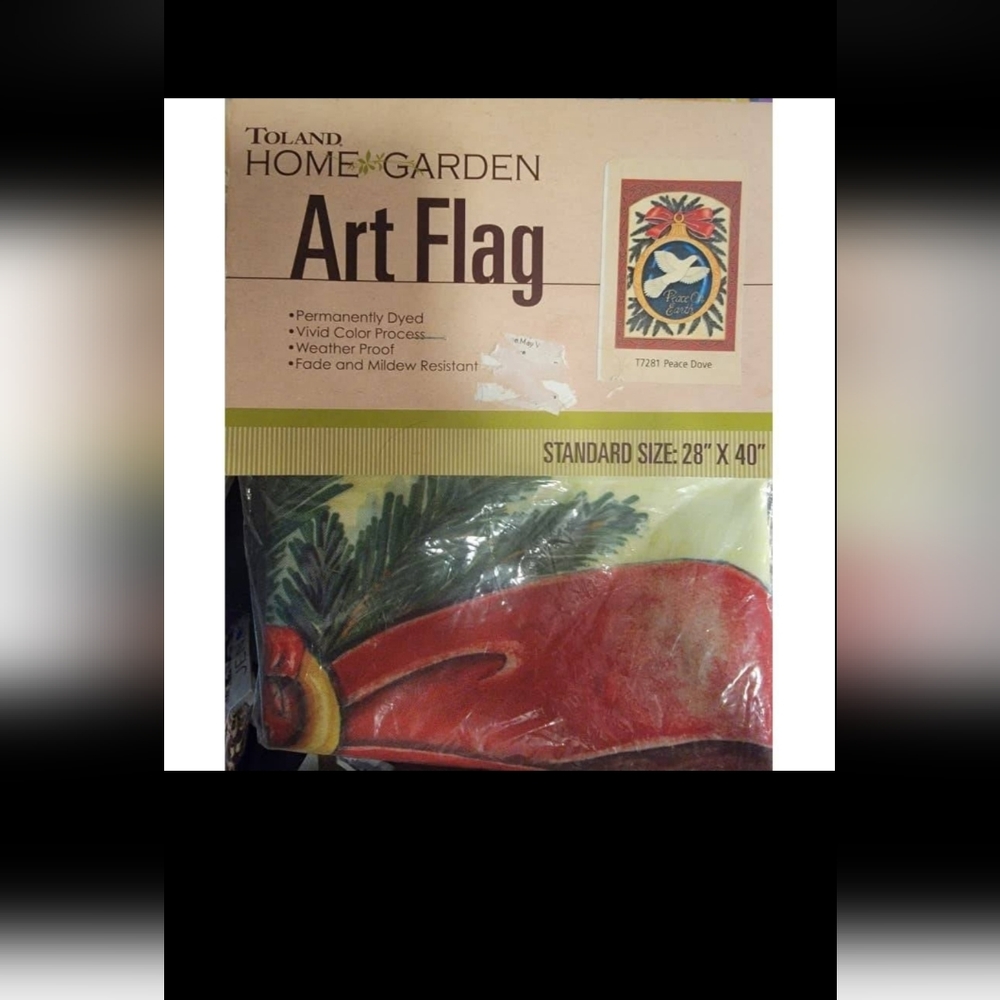 Toland Home Garden Flag, Peace Dove, Size 28 x 40 Inch Flag